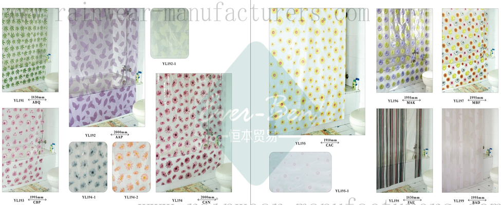 94-95 China Bathroom Curtains Supplier